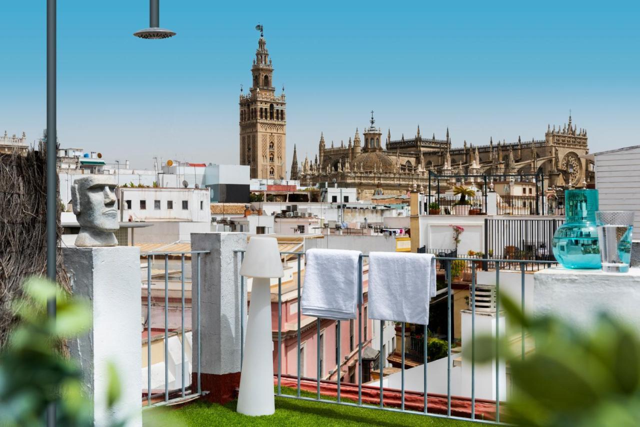 Monkeys Apartments Luxury Penthouse Cathedral & Terrace Sevilla Buitenkant foto